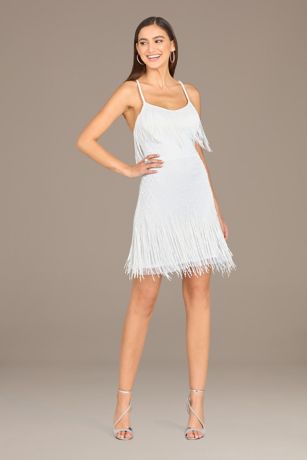 Picture of Lara Haisley Beaded Fringe Short Dress
