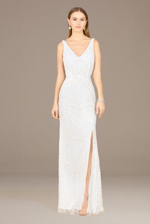 Picture of Lara Juniper Beaded Tank Sheath Wedding Dress