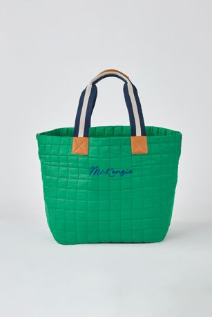 Picture of Embroidered Quilted Large Travel Tote in Green