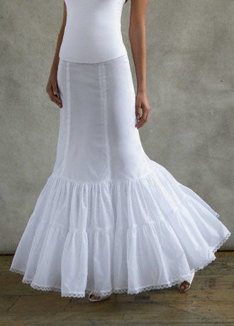 aline wedding dress slip
