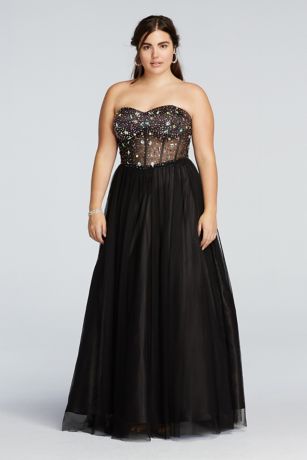 corset ball gown dress