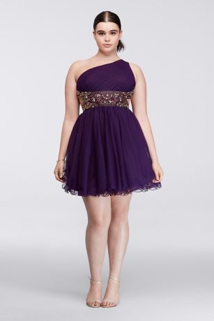 plus size formal short dresses