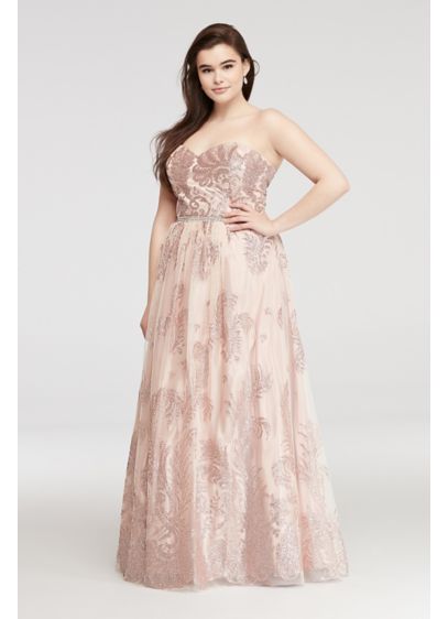 Long Ballgown Strapless Formal Dresses Dress - Cachet