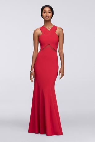 long crossover dress