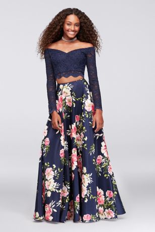 off the shoulder two piece