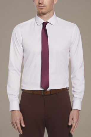 Picture of Mens Slim Fit Button-Down Patterned Dress Shirt