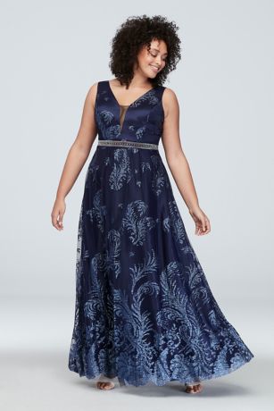 cachet plus size evening dresses