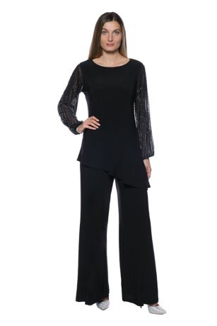 Picture of Long Sleeve Boatneck Top and Pant Set