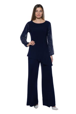 Picture of Long Sleeve Boatneck Top and Pant Set