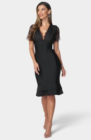 Picture of Bandage Dress with Lace Detail