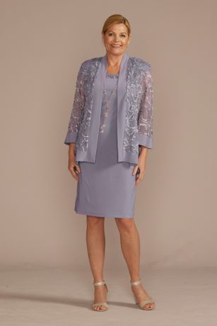 Picture of Short Embroidered Soutache Jacket Dress