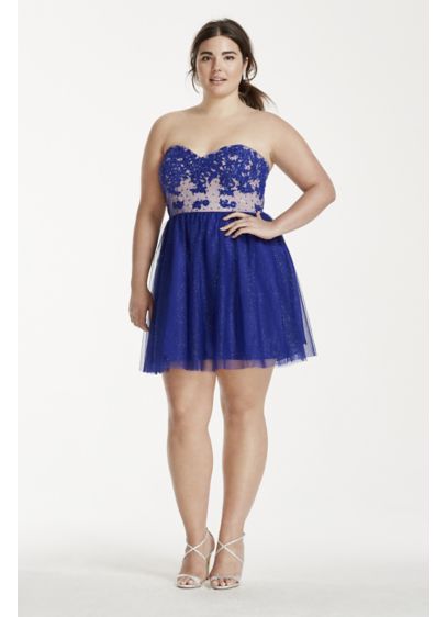 Short Ballgown Strapless Cocktail and Party Dress - Jump