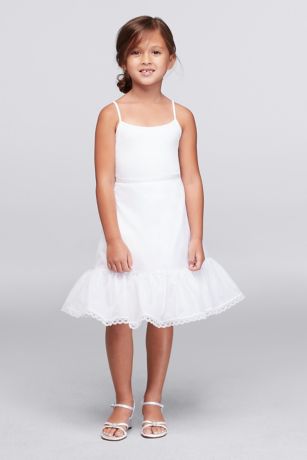 crinoline slip for flower girl dress