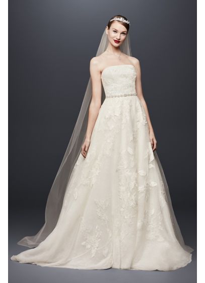 English Rose Lace Petite Ball Gown Wedding Dress David s English Rose Lace Petite Ball Gown Wedding Dress David s