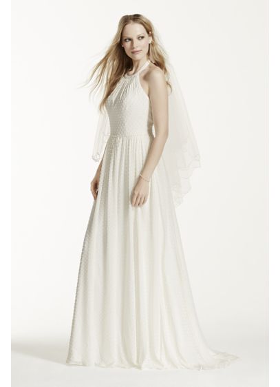 Long A-Line Country Wedding Dress - Galina
