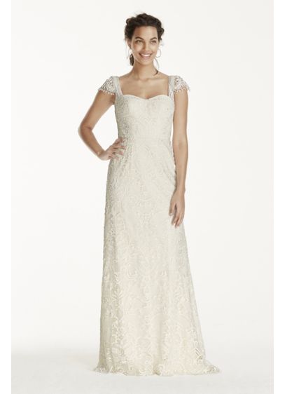 Petite  Melissa Sweet Beaded Lace Wedding  Dress  David s   Petite  Melissa Sweet Beaded Lace Wedding  Dress  David s
