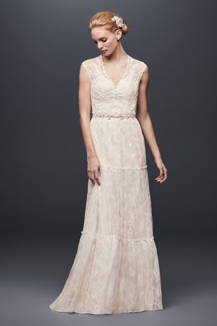 david's bridal chantilly lace