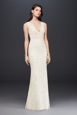 david's bridal illusion lace