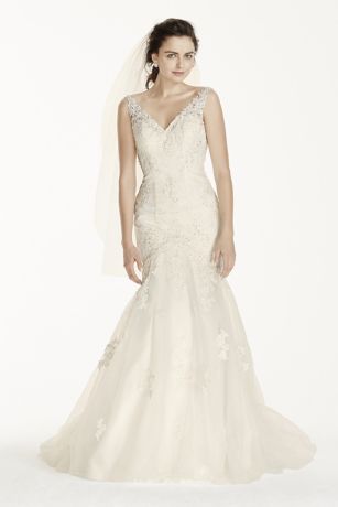 david's bridal mermaid wedding dress