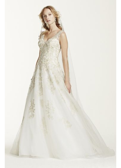 Long A-Line Formal Wedding Dress -