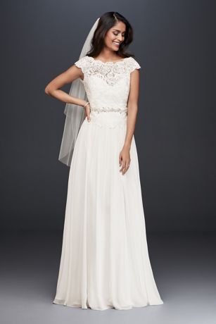 petite a line wedding dresses