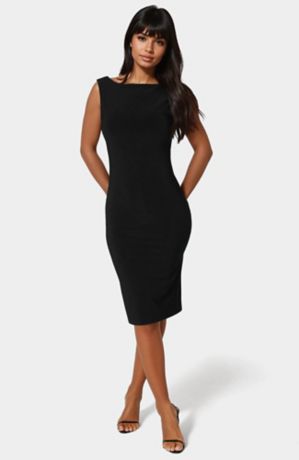 Picture of High Neck Open Back Midi Dress