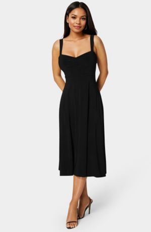 Picture of Sweetheart Fit and Flare Tank Midi Dress