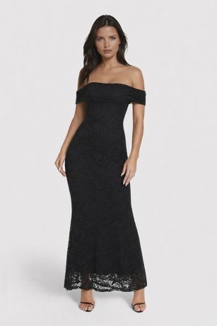 Picture of Off-the-Shoulder Lace Sheath Dress