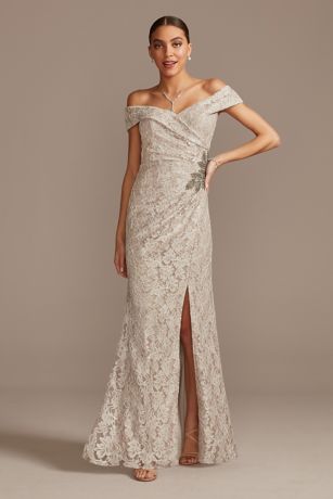 embellished lace gown alex evenings