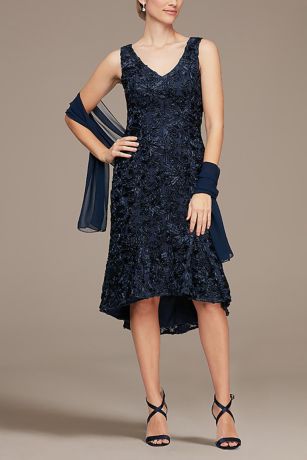 alex evenings high low dress