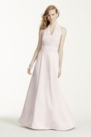 satin empire waist wedding dress