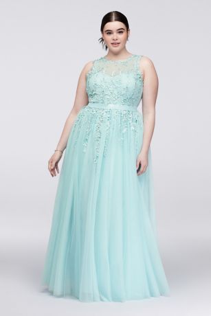aqua plus size dress