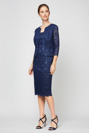 alex evenings petite sequin lace gown