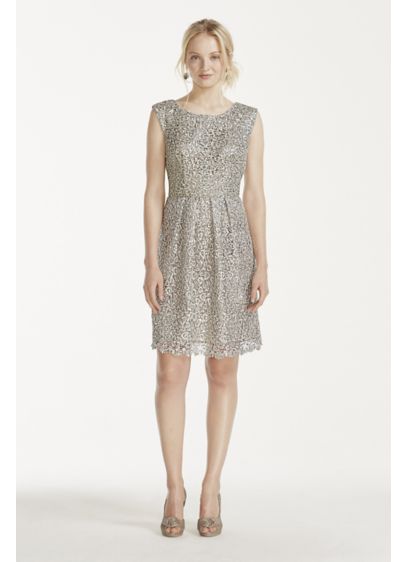 Short A-Line Cap Sleeves Cocktail and Party Dress - Decode 18