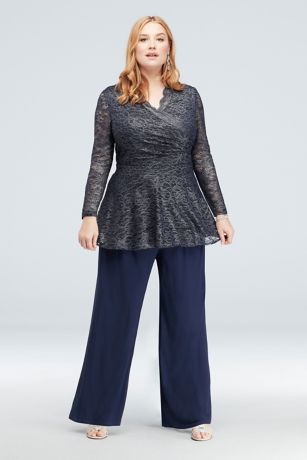 evening pantsuits plus size