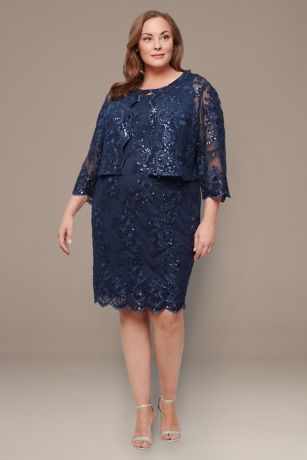 Picture of Stretch Lace Short Jacket Dress