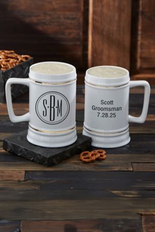Picture of Cheers To The Groomsmen Personalized Beer Stein