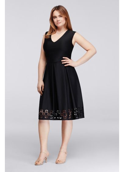 Short A-Line Cap Sleeves Cocktail and Party Dress - Connected Apparel