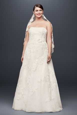 wedding dress topper plus size