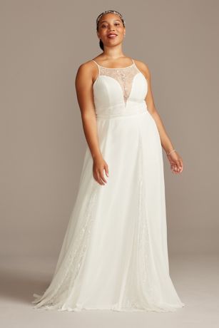 plus size flowy beach wedding dresses