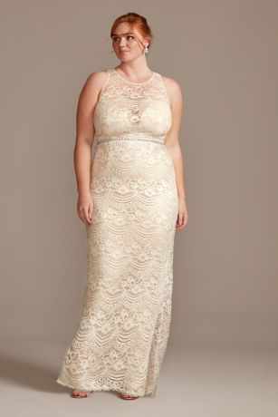 david's bridal chantilly lace