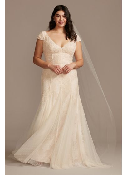Cap Sleeve Plus Size Dress | David's Bridal