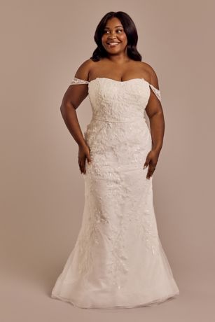 Picture of Sheath Wedding Dress with Removable Sleeves