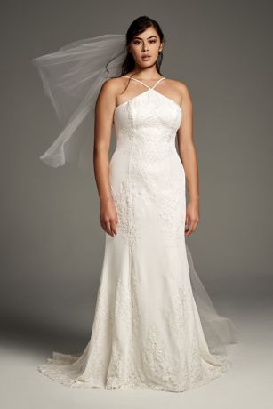 vera wang sheath wedding dress