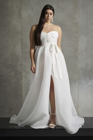 white by vera wang bridesmaid