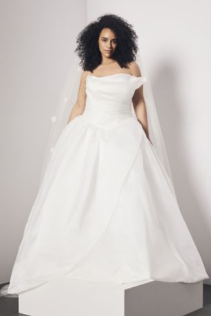 Picture of Organza Ball Gown with Sculptural Bodice
