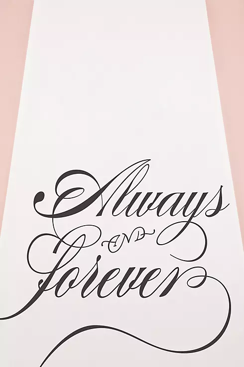 Always and Forever Aisle Runner Image 1