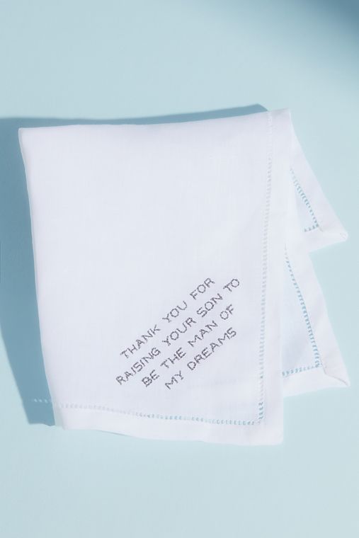  Thank You For Raising Embroidered Handkerchief