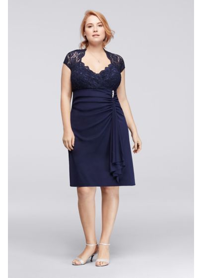 Short A-Line Cap Sleeves Cocktail and Party Dress - Jump