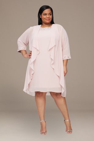 blush pink jacket plus size